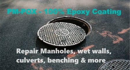 Epoxy Coating for concrete manholes, wet walls and vaults